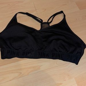 Black PINK sports bra